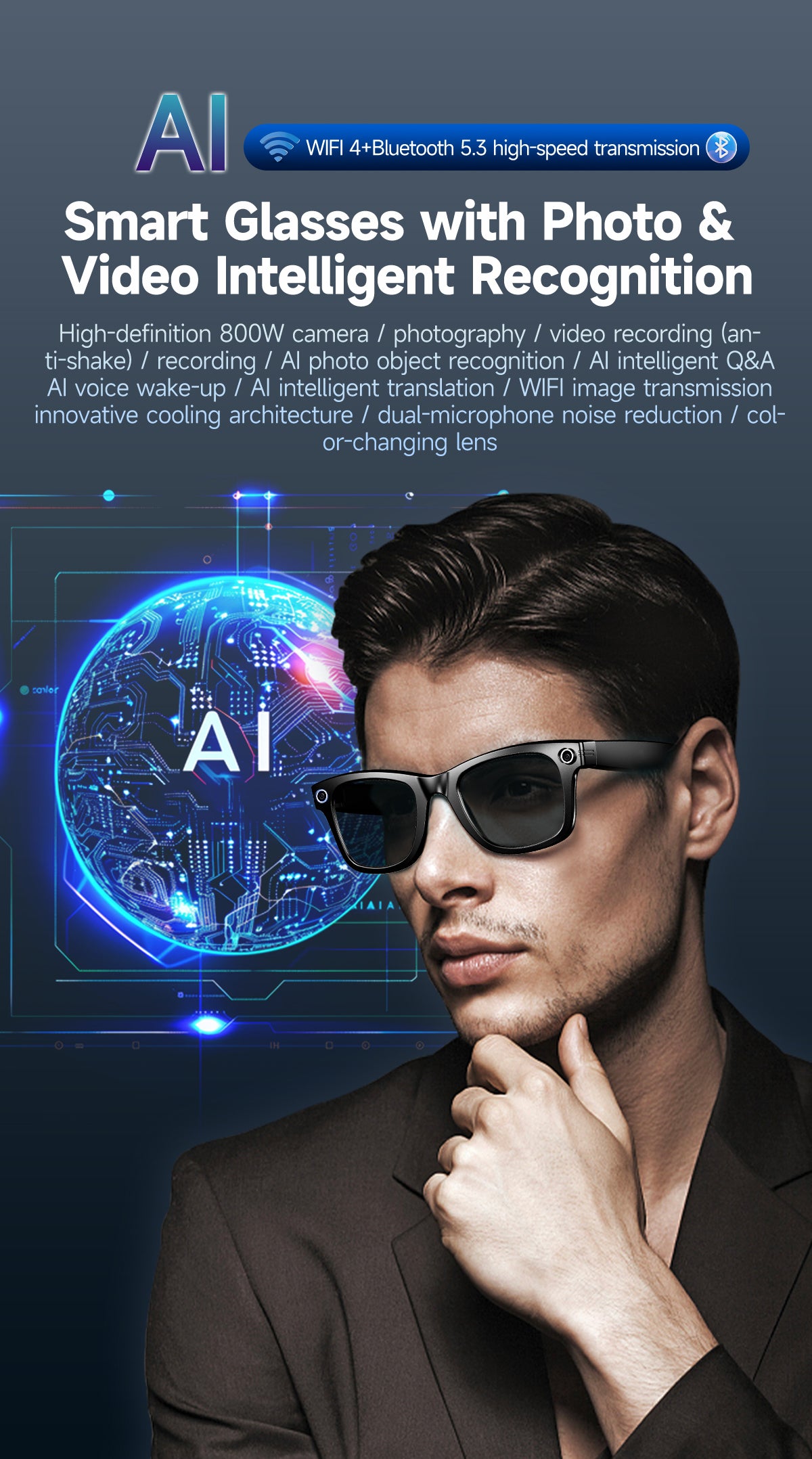AI Smart Sunglasses